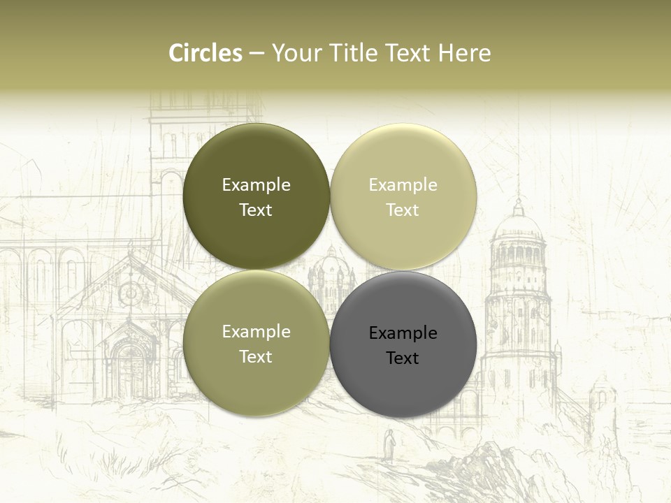 Line Picture Art PowerPoint Template