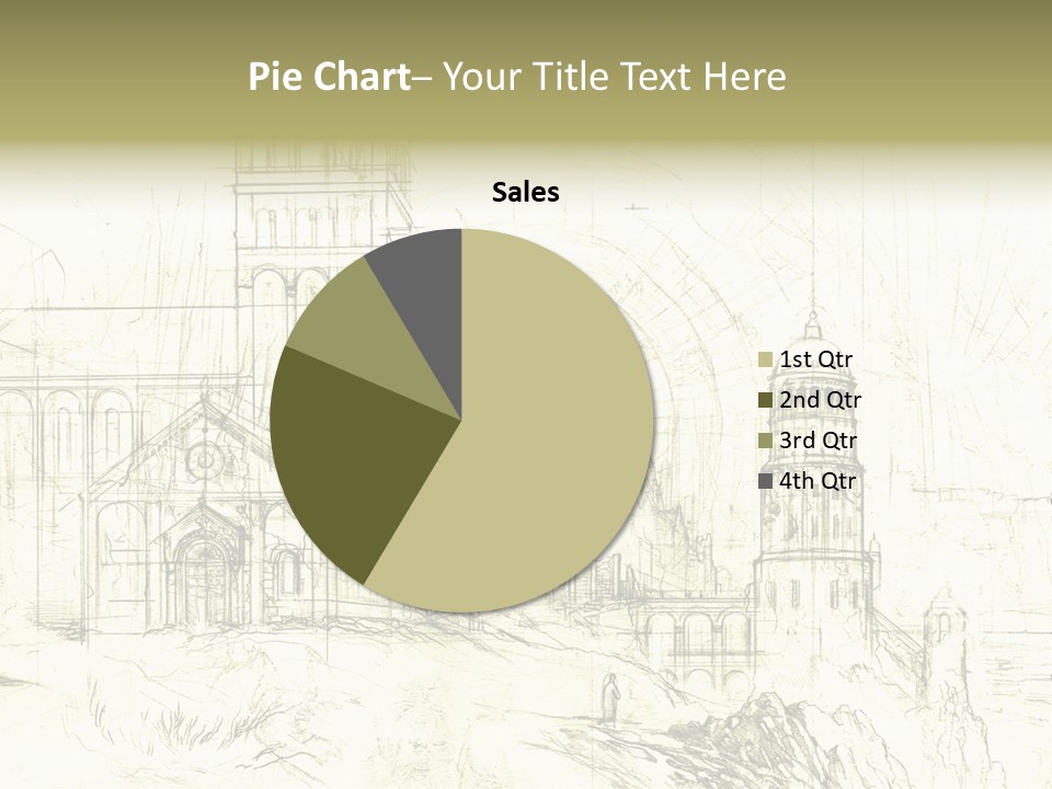 Line Picture Art PowerPoint Template