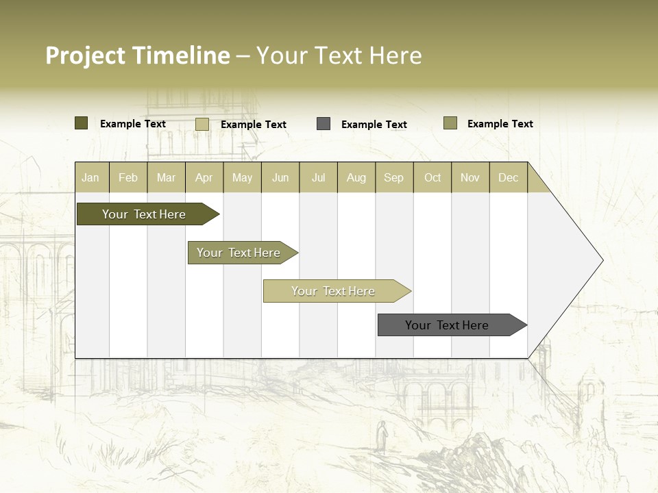 Line Picture Art PowerPoint Template