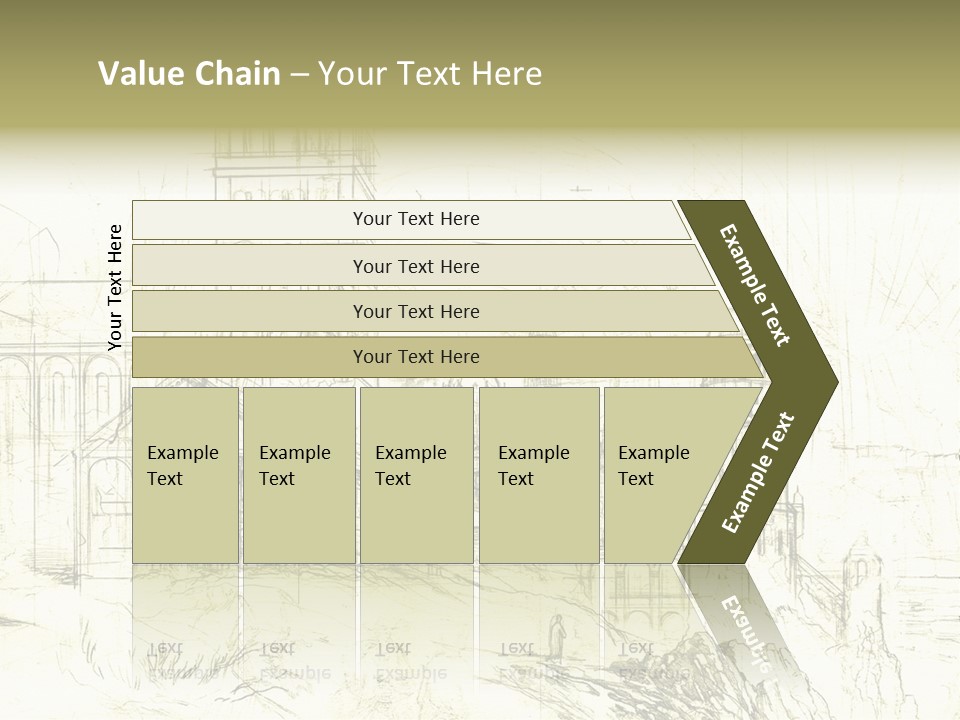 Line Picture Art PowerPoint Template
