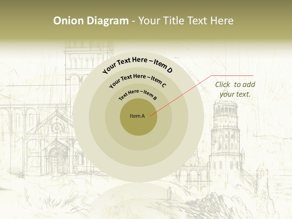 Line Picture Art PowerPoint Template