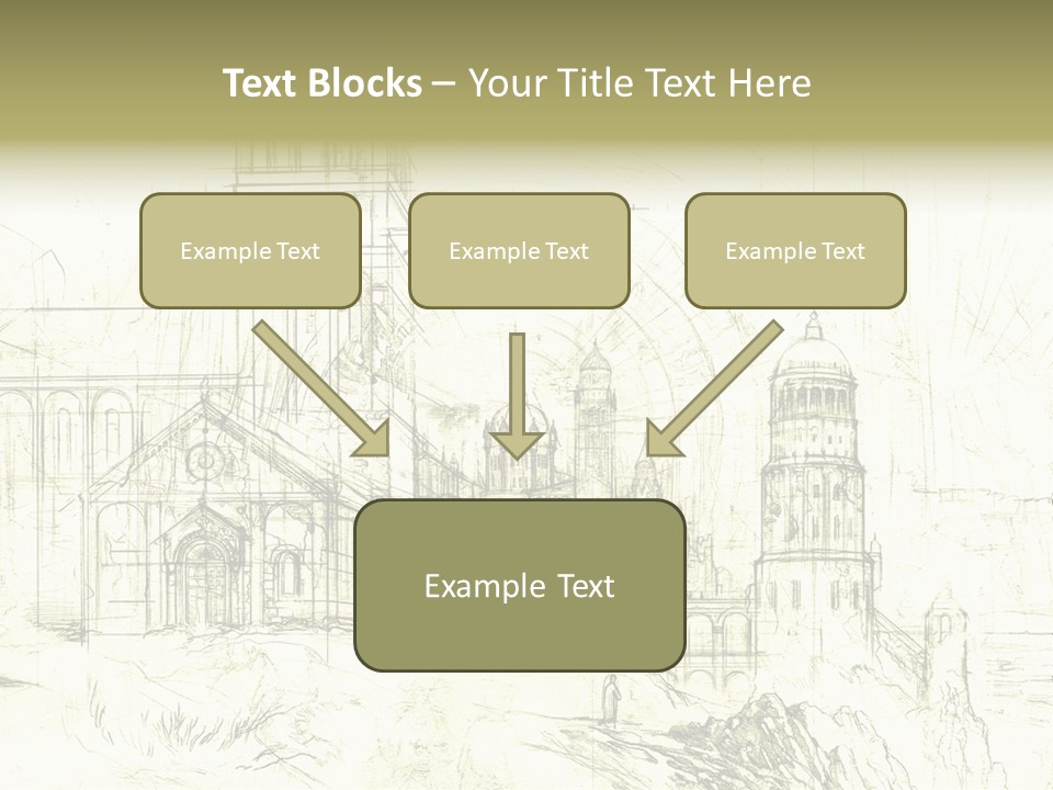 Line Picture Art PowerPoint Template