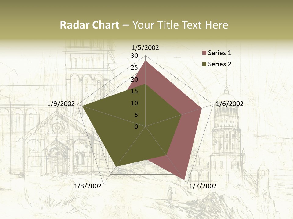 Line Picture Art PowerPoint Template