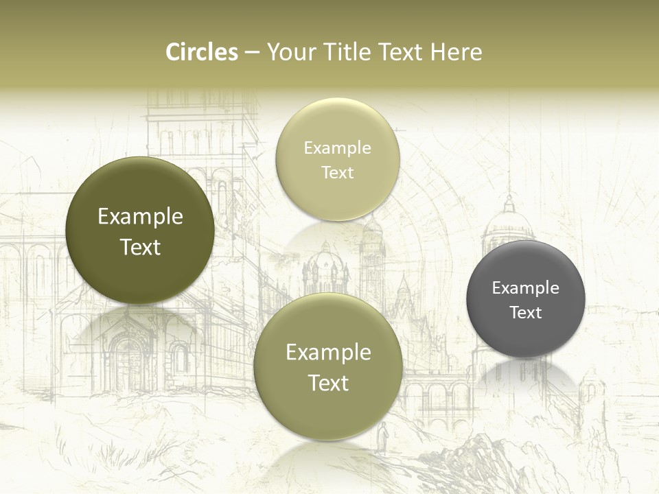 Line Picture Art PowerPoint Template