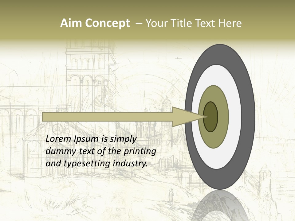 Line Picture Art PowerPoint Template