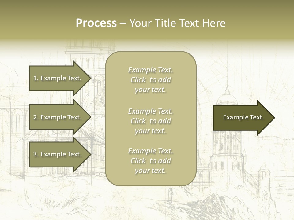 Line Picture Art PowerPoint Template