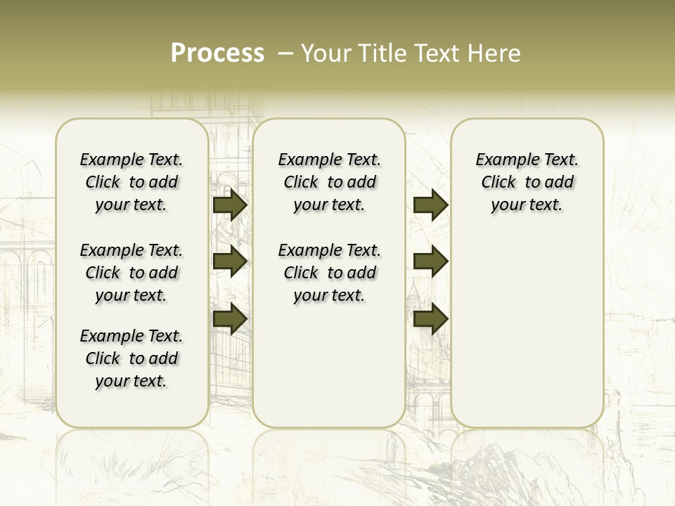 Line Picture Art PowerPoint Template