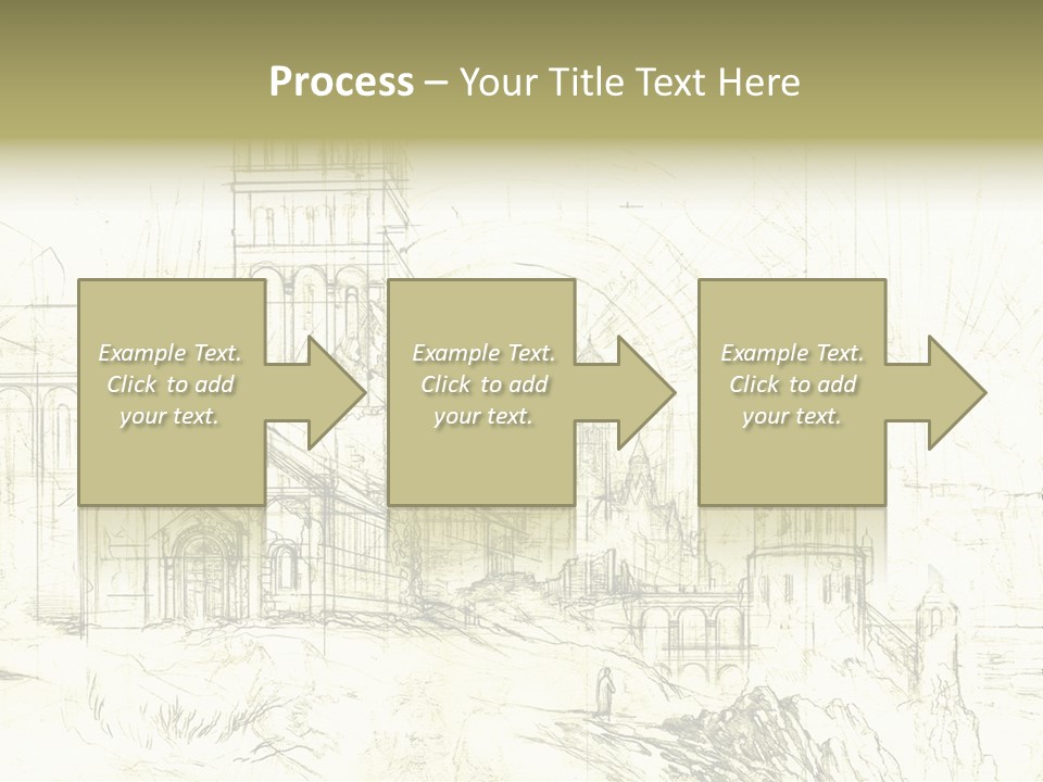 Line Picture Art PowerPoint Template