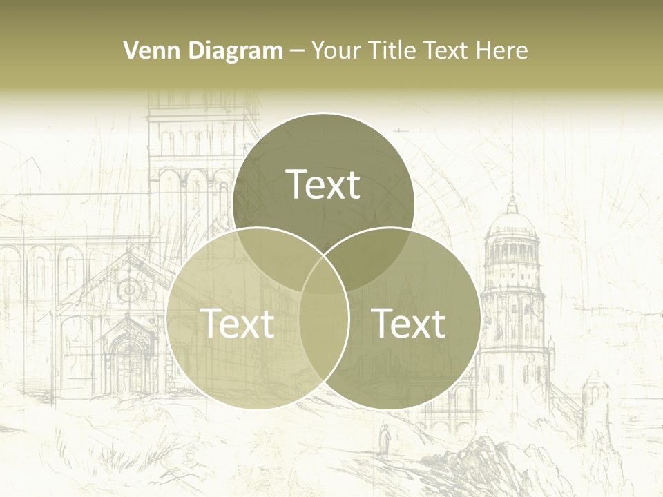 Line Picture Art PowerPoint Template