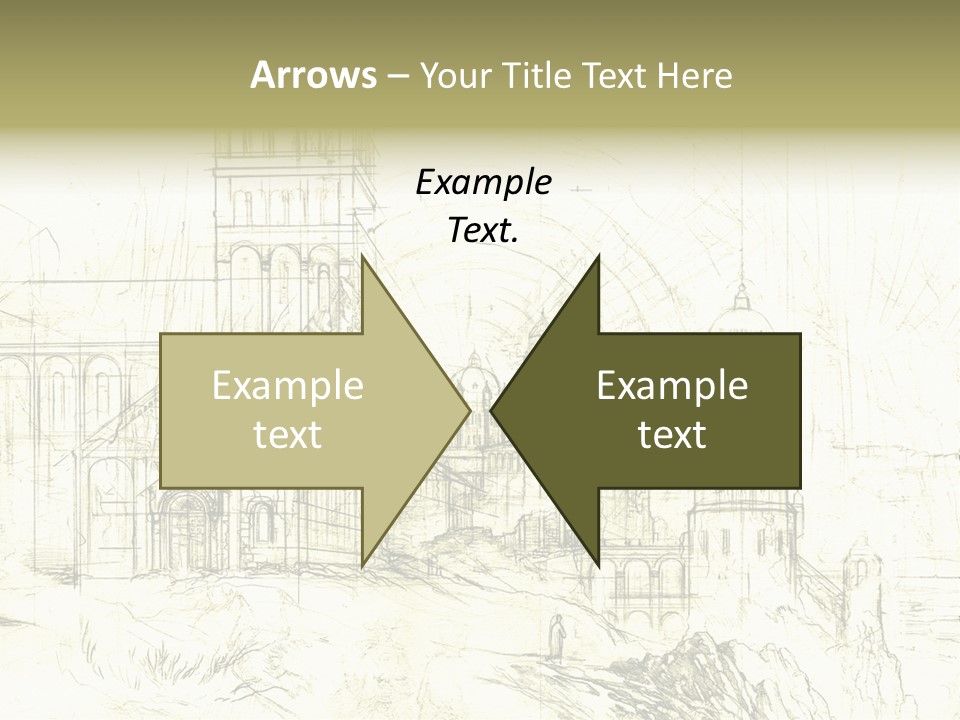 Line Picture Art PowerPoint Template