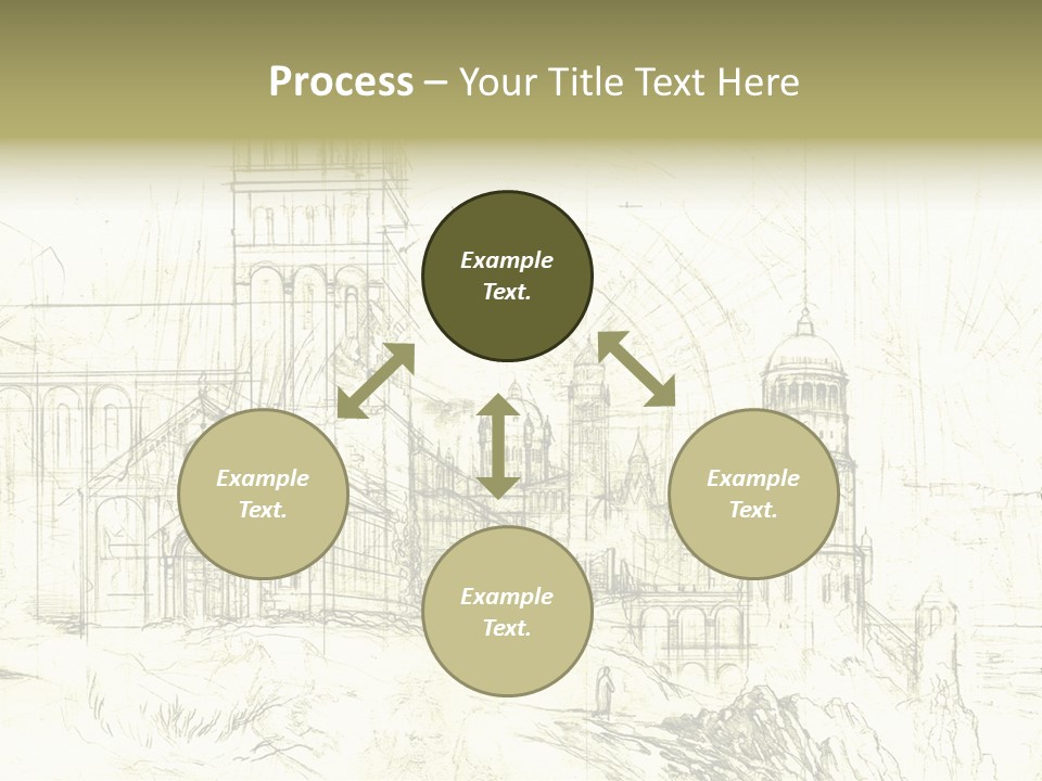 Line Picture Art PowerPoint Template