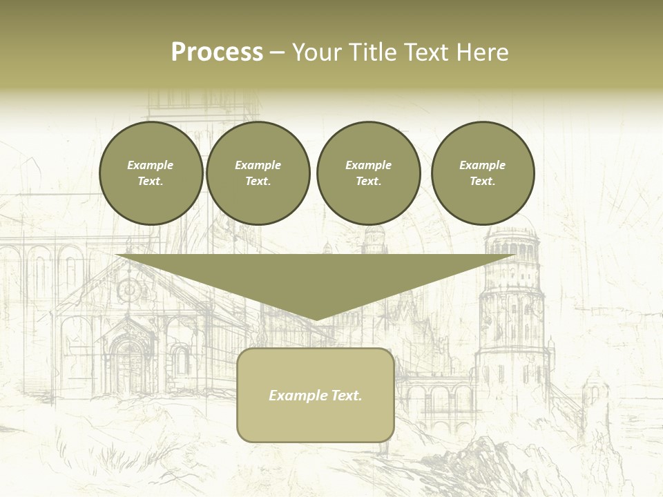 Line Picture Art PowerPoint Template