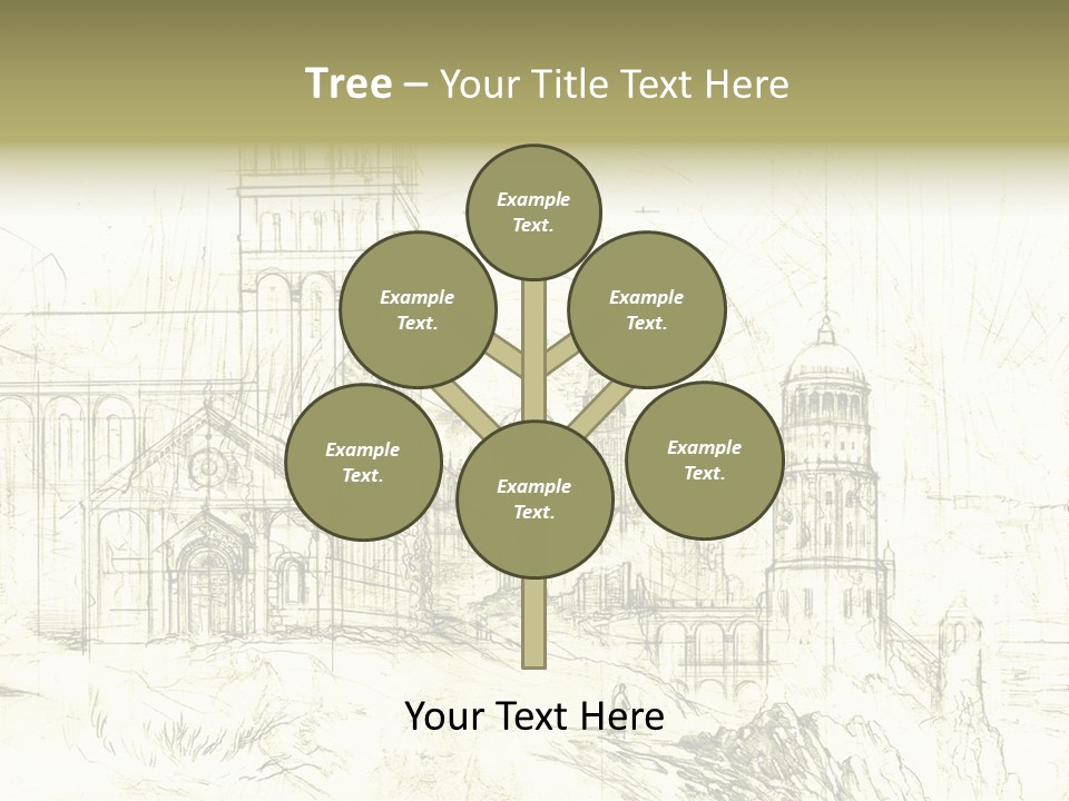 Line Picture Art PowerPoint Template