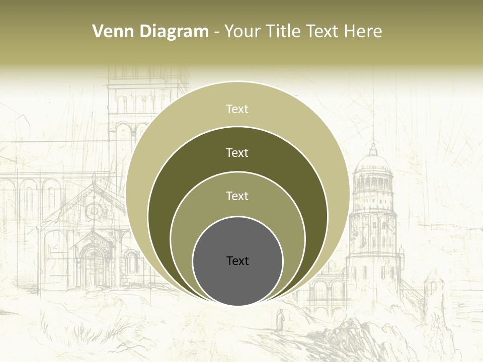 Line Picture Art PowerPoint Template