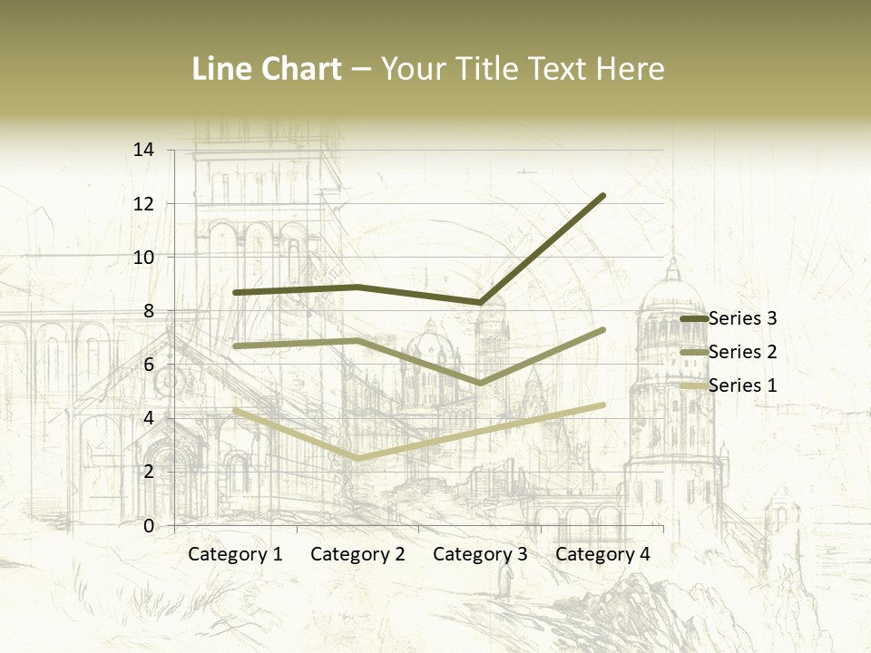 Line Picture Art PowerPoint Template