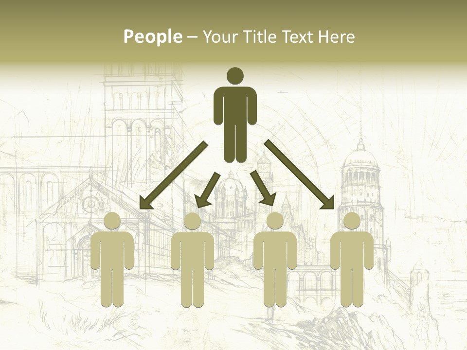 Line Picture Art PowerPoint Template