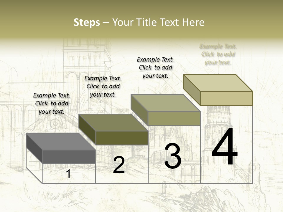 Line Picture Art PowerPoint Template