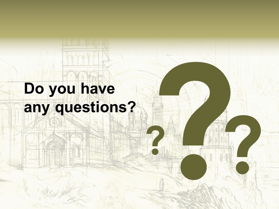 Line Picture Art PowerPoint Template