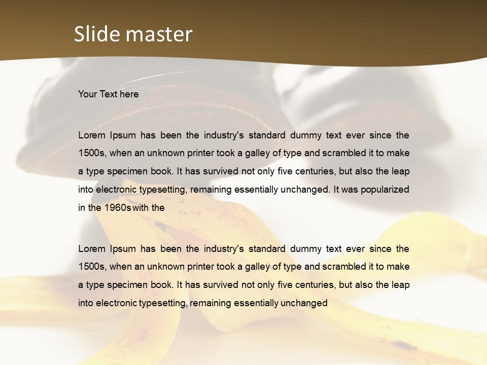 Injure White Conceptual PowerPoint Template