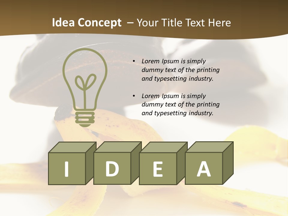 Injure White Conceptual PowerPoint Template