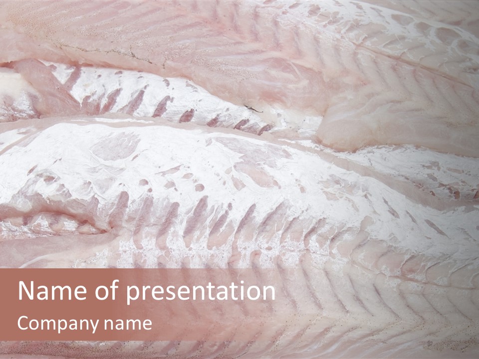 Fillet Seafood Oriental PowerPoint Template