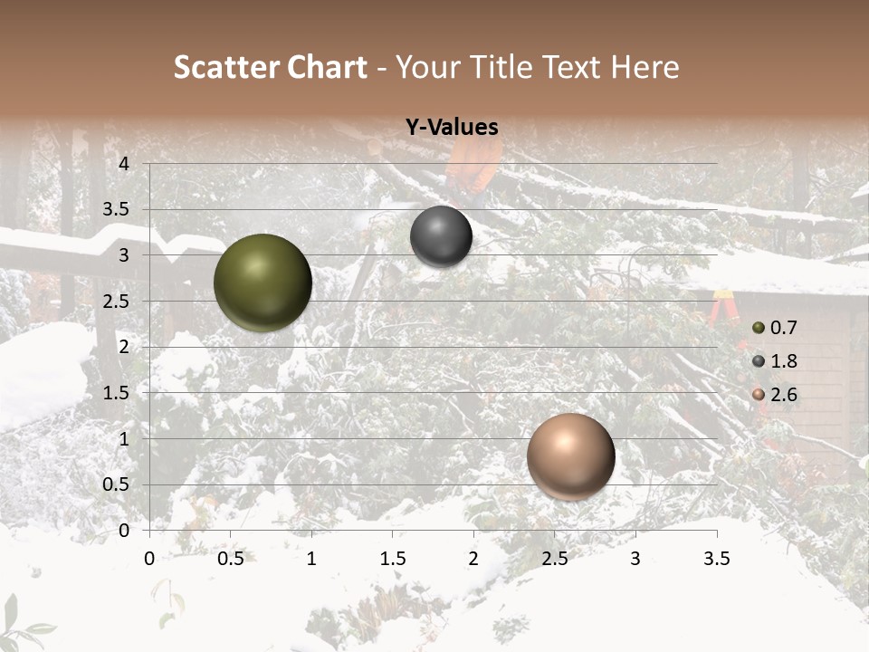 Cut Snow House PowerPoint Template