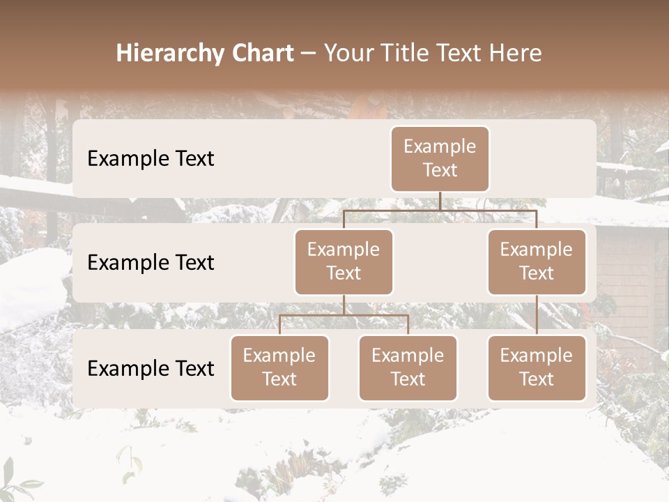 Cut Snow House PowerPoint Template