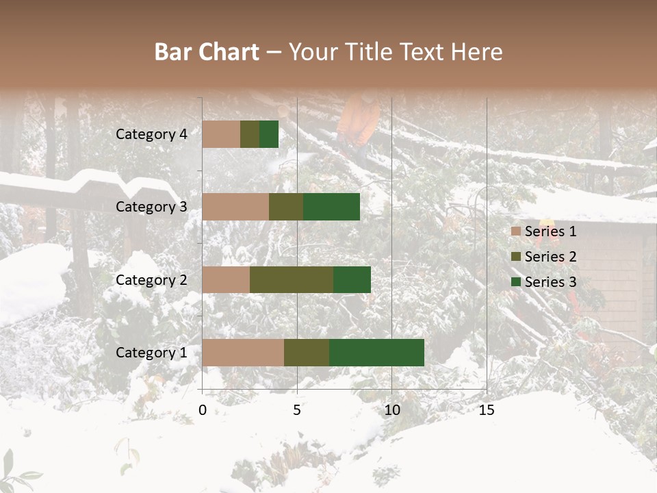 Cut Snow House PowerPoint Template