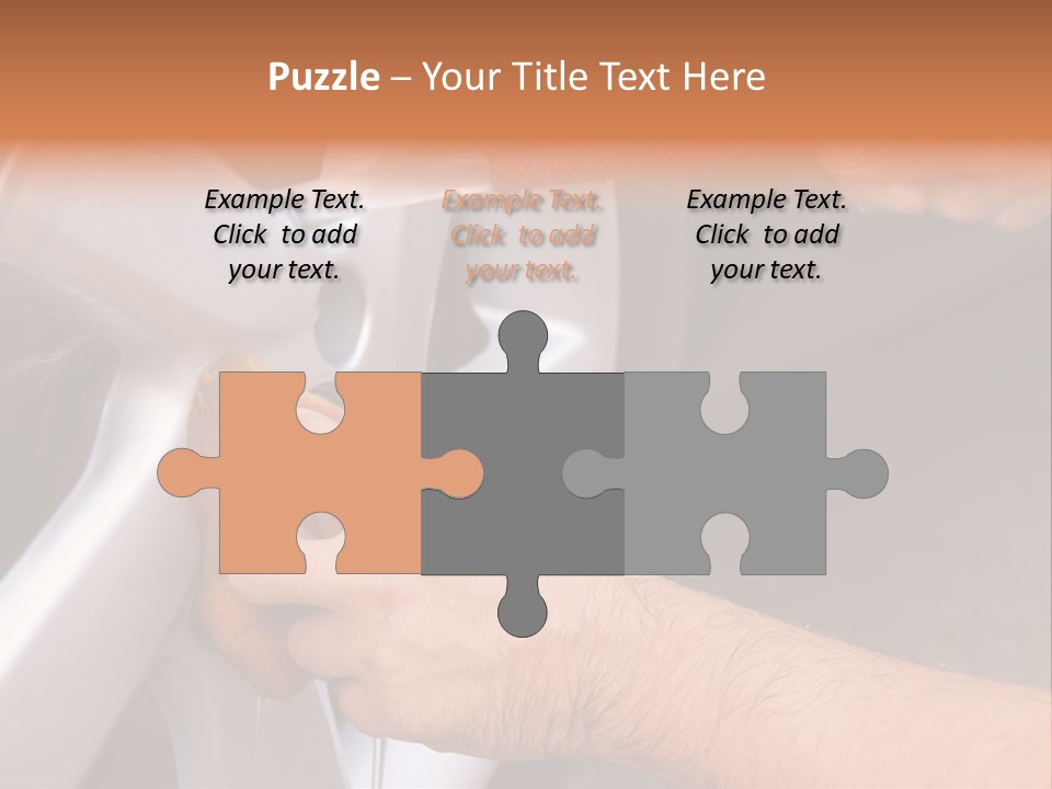 Mature Pour Male PowerPoint Template