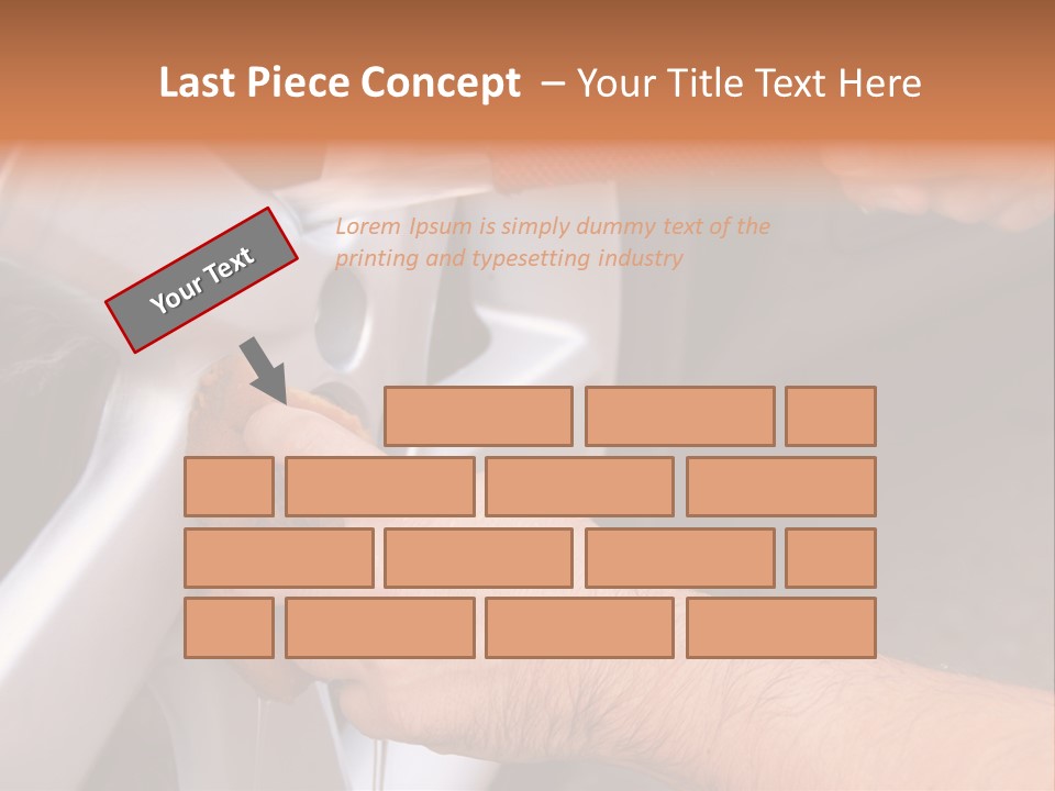 Mature Pour Male PowerPoint Template