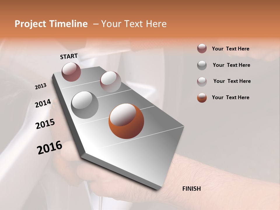 Mature Pour Male PowerPoint Template