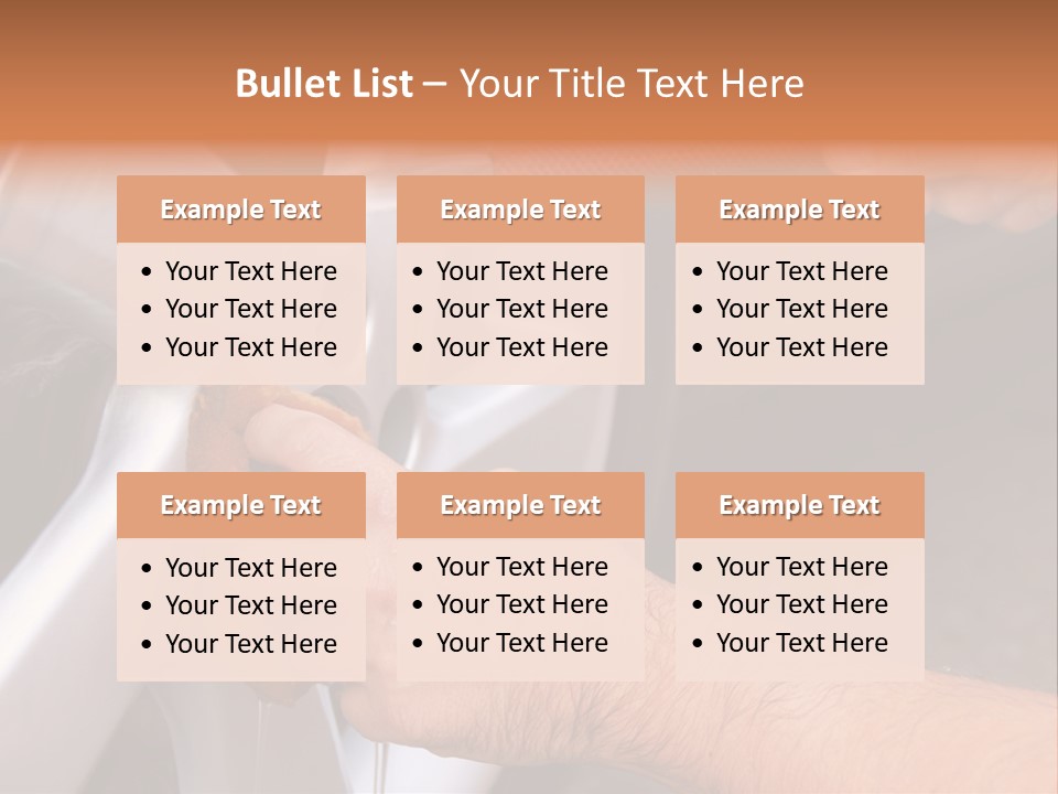 Mature Pour Male PowerPoint Template