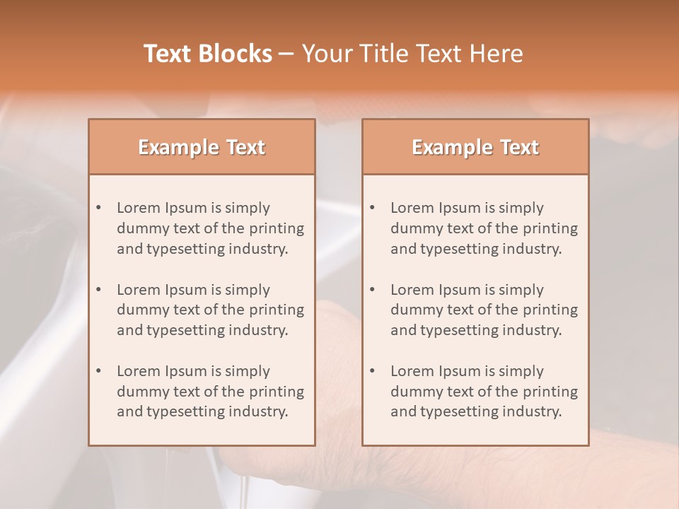 Mature Pour Male PowerPoint Template
