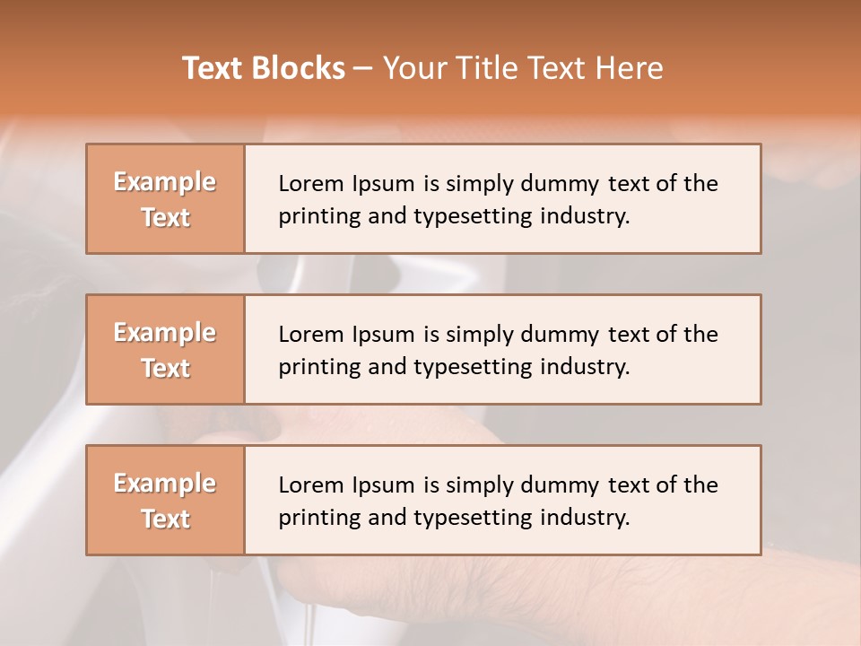 Mature Pour Male PowerPoint Template