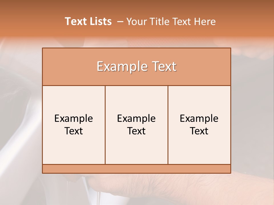 Mature Pour Male PowerPoint Template