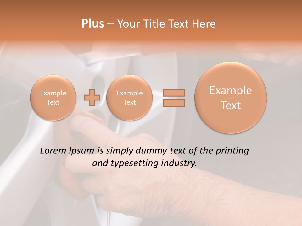 Mature Pour Male PowerPoint Template