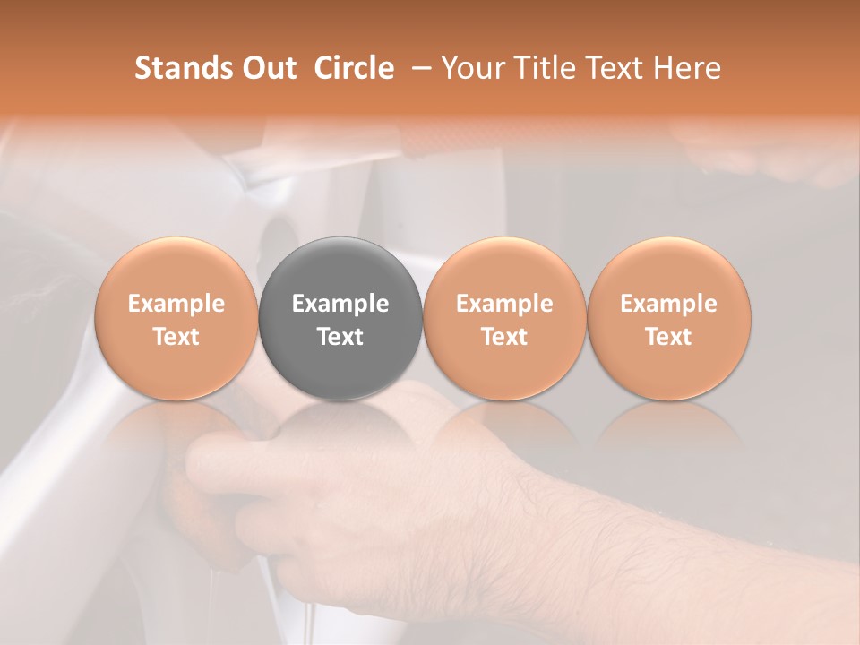 Mature Pour Male PowerPoint Template