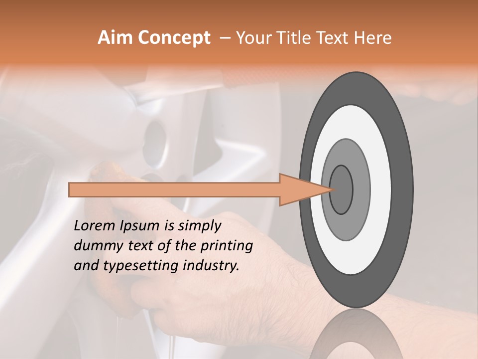 Mature Pour Male PowerPoint Template