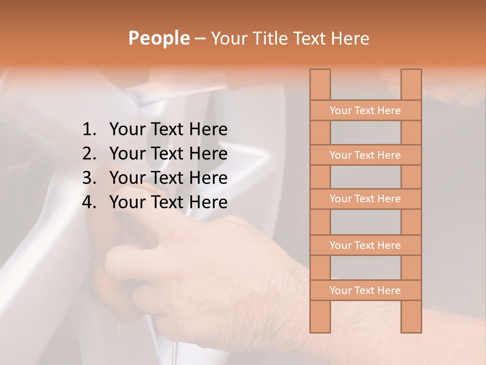 Mature Pour Male PowerPoint Template