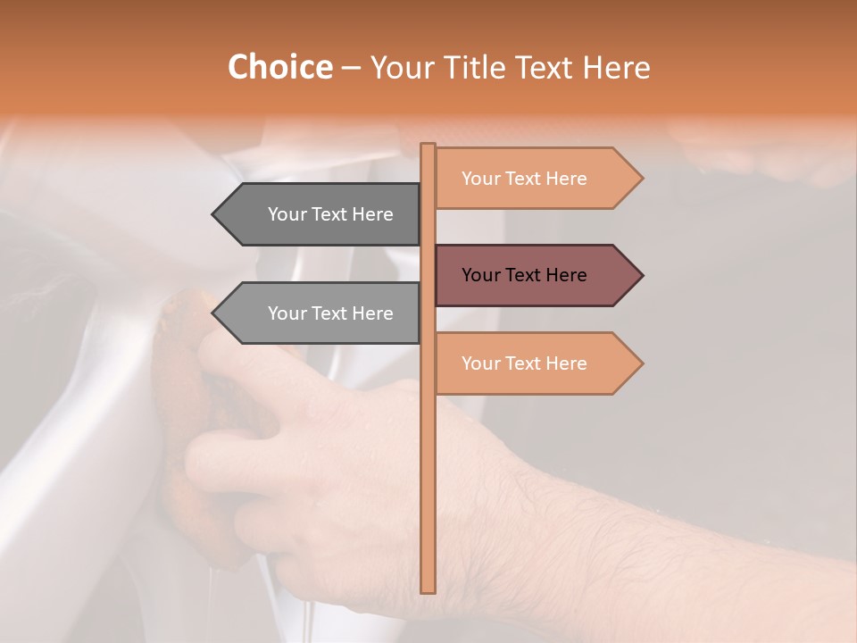 Mature Pour Male PowerPoint Template