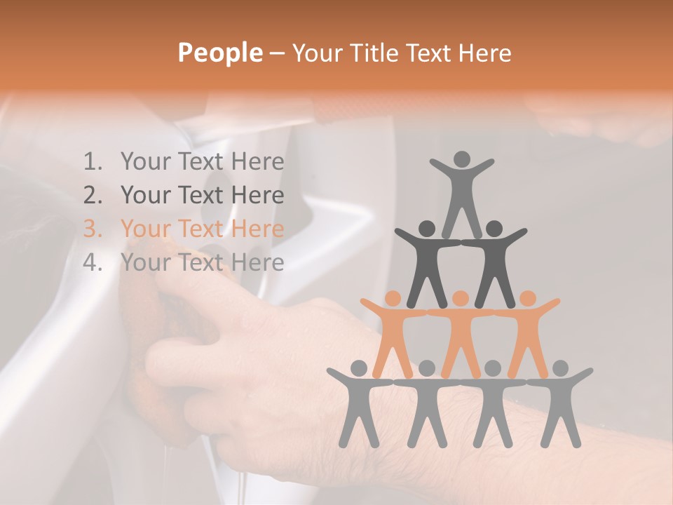 Mature Pour Male PowerPoint Template