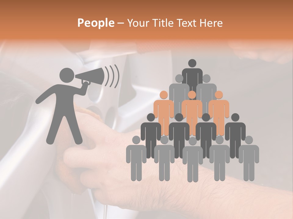 Mature Pour Male PowerPoint Template