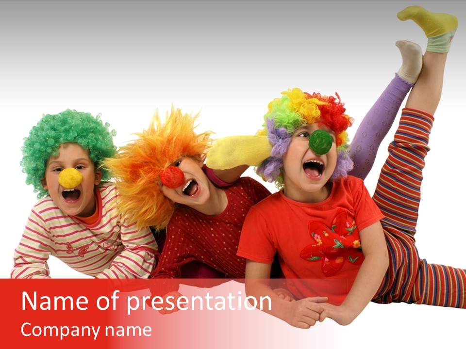 Elementary Yellow Jokester PowerPoint Template