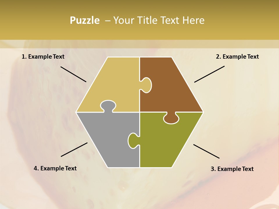 Milk Pudding Cuisine PowerPoint Template