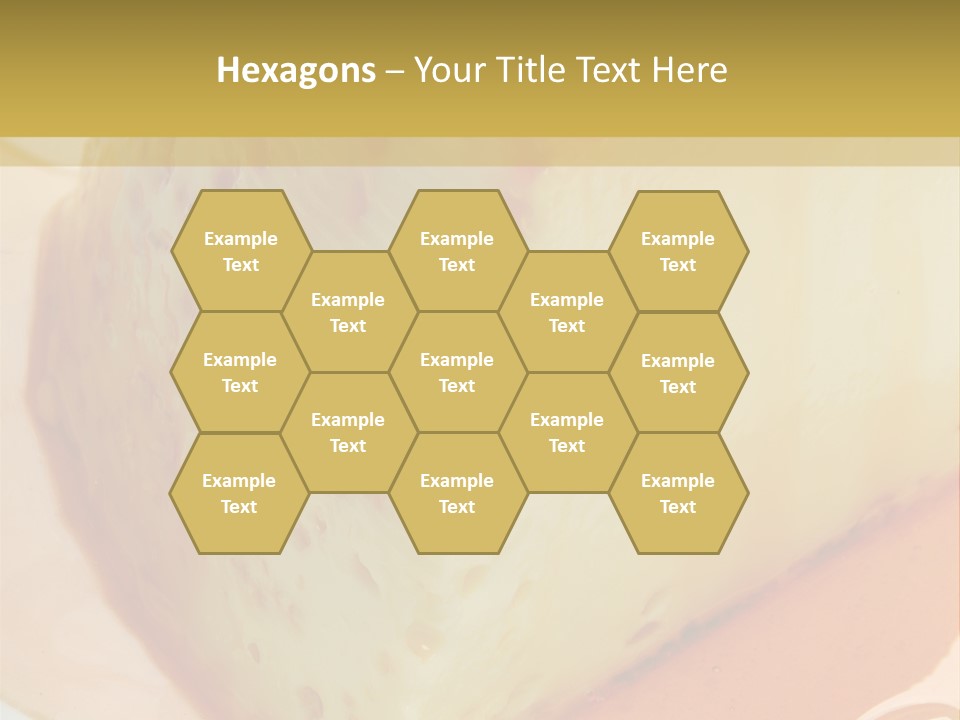 Milk Pudding Cuisine PowerPoint Template