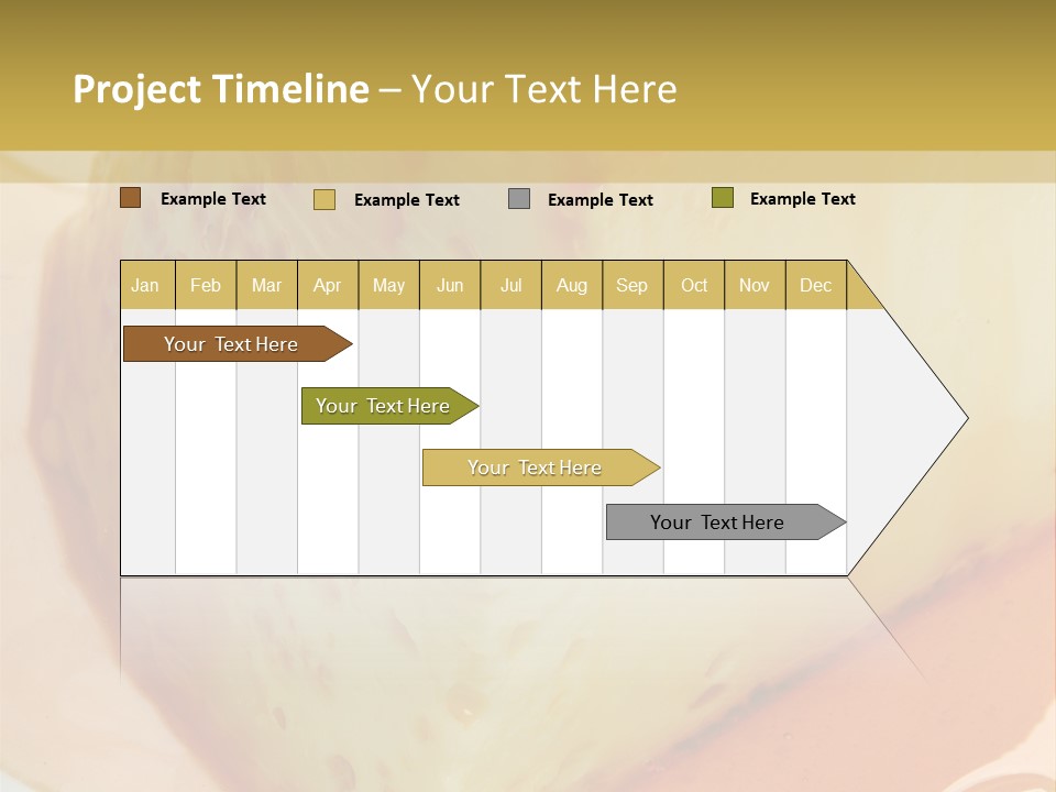 Milk Pudding Cuisine PowerPoint Template