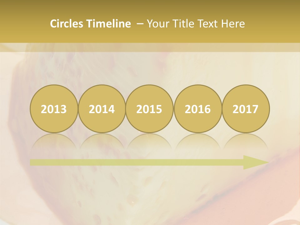 Milk Pudding Cuisine PowerPoint Template