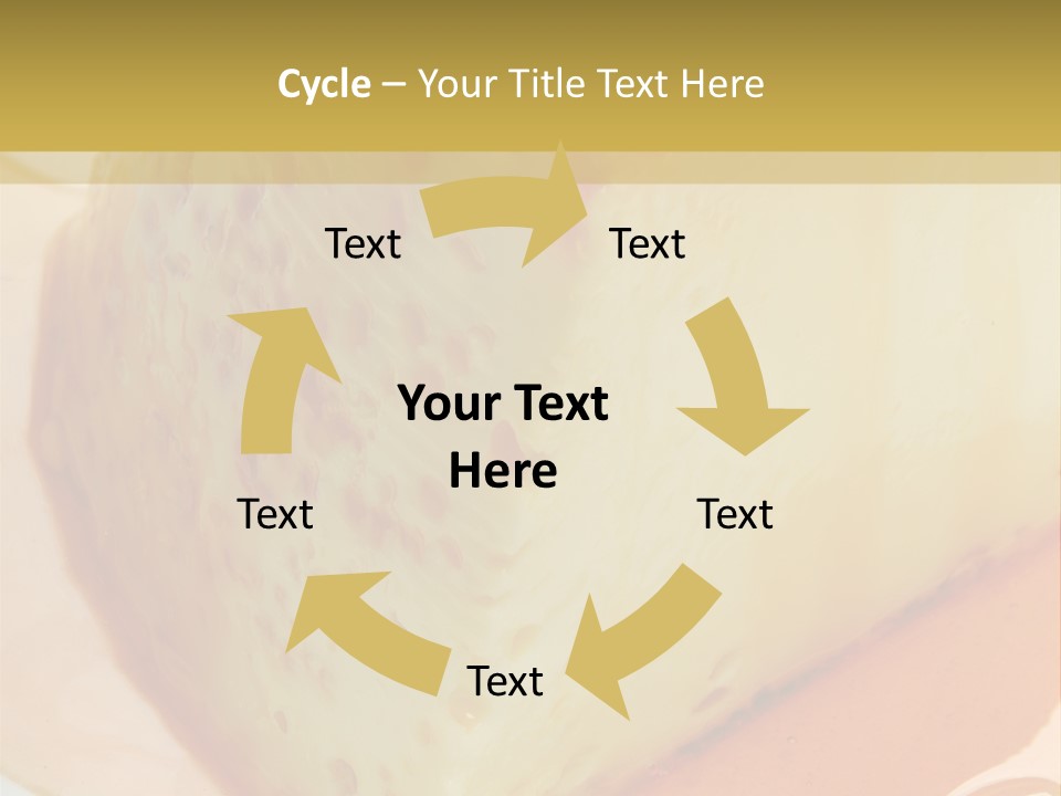 Milk Pudding Cuisine PowerPoint Template