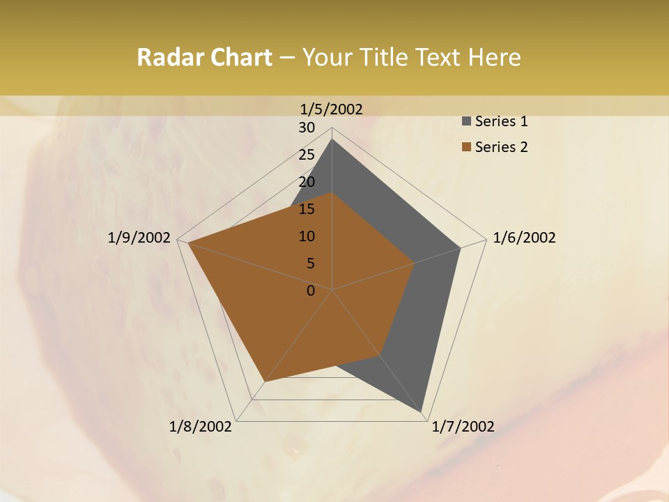 Milk Pudding Cuisine PowerPoint Template