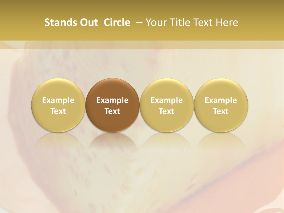 Milk Pudding Cuisine PowerPoint Template